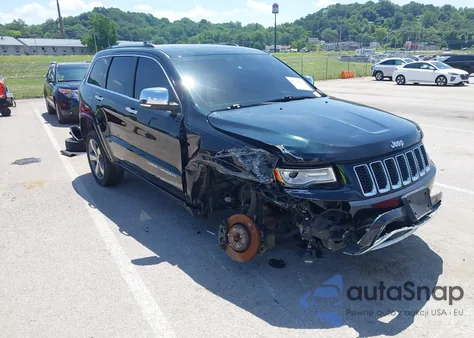 2015 Jeep Grand Cherokee Overland из США, поврежденный, VIN 1C4RJFCT0FC661872